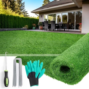 3.2x6.5ft Artificial Grass Turf Outdoor with Drainage Holes 3.2x6.5ft Artificial Grass Turf Outdoor with Drainage Holes