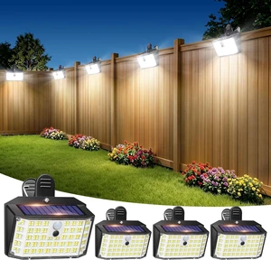 176 LED Clip-On Solar Fence Lights Outdoor with Motion Sensor 176 LED Clip-On Solar Fence Lights Outdoor with Motion Sensor