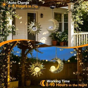 Waterproof Solar Hanging Lanterns Outside Garden Gifts for Mom Waterproof Solar Hanging Lanterns Outside Garden Gifts for Mom