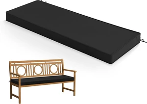 42 x 18 x 3 Inch Black Outdoor Bench Cushion Pad 42 x 18 x 3 Inch Black Outdoor Bench Cushion Pad