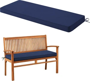 48x18 Inch Waterproof Outdoor Bench Cushion Fade Resistant Patio Pad for Garden Swing, Porch Sofa, Settee, Navy Blue 48x18 Inch Waterproof Outdoor Bench Cushion Fade Resistant Patio Pad for Garden Swing, Porch Sofa, Settee, Navy Blue