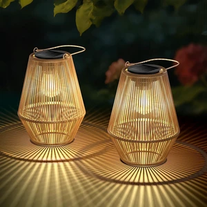2 Pack Waterproof Hanging Solar Lanterns Auto On/Off Solar Powered Outdoor Lights for Patio, Yard, Porch, Pathway & Garden Decor, Warm White 2 Pack Waterproof Hanging Solar Lanterns Auto On/Off Solar Powered Outdoor Lights for Patio, Yard, Porch, Pathway & Garden Decor, Warm White