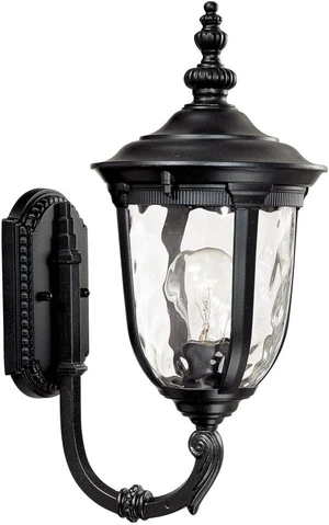 Bellagio 16 1/2" High Black Outdoor Wall Light Fixture with Upbridge Arm Bellagio 16 1/2" High Black Outdoor Wall Light Fixture with Upbridge Arm