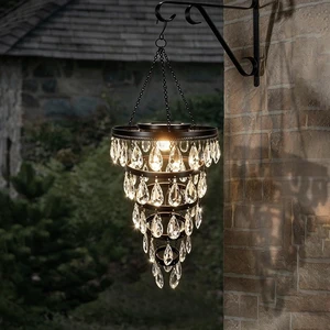 Waterproof Hanging Solar Chandelier Light Outdoor Waterproof Hanging Solar Chandelier Light Outdoor