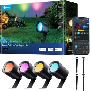 4 Pack IP67 Waterproof Outdoor Spotlights APP & WiFi Controlled 4 Pack IP67 Waterproof Outdoor Spotlights APP & WiFi Controlled