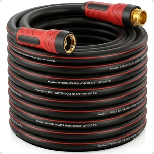 75 Ft x 5/8" Non-Expandable Heavy Duty Garden Hose Premium Flexible 75 Ft x 5/8" Non-Expandable Heavy Duty Garden Hose Premium Flexible