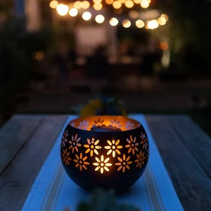 1-Pack Waterproof Metal Solar Lanterns with Flickering Flame Outdoor Porch Lights for Tabletop, Patio, Garden & Landscape Decor (Matte Black) 1-Pack Waterproof Metal Solar Lanterns with Flickering Flame Outdoor Porch Lights for Tabletop, Patio, Garden & Landscape Decor (Matte Black)