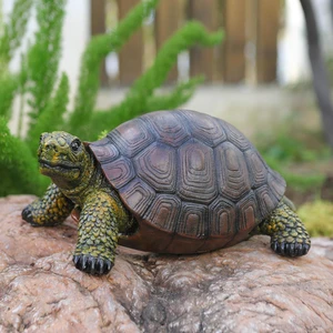 Weather-Resistant Resin Turtle Statue Artistic Simulation Animal Sculpture, Exquisite Handicraft for Gardens, Courtyards, Ponds & Holiday Decor Weather-Resistant Resin Turtle Statue Artistic Simulation Animal Sculpture, Exquisite Handicraft for Gardens, Courtyards, Ponds & Holiday Decor