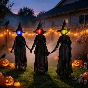 3 Pack 6 Ft Halloween Witch Decorations Outdoor 3 Pack 6 Ft Halloween Witch Decorations Outdoor