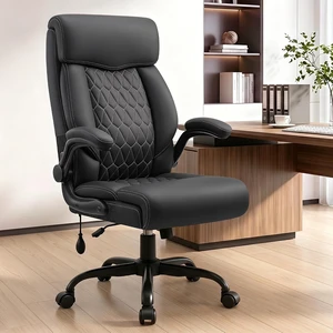 Executive High Back Office Chair with Inflatable Lumbar Support Executive High Back Office Chair with Inflatable Lumbar Support