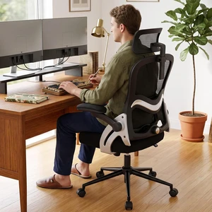 400 Lbs Ergonomic Mesh Office Chair with Headrest 400 Lbs Ergonomic Mesh Office Chair with Headrest