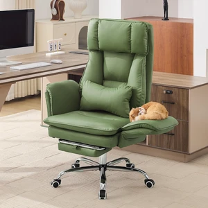 Green Big & Tall Office Chair with Footrest & Flip Armrest Pet Friendly Green Big & Tall Office Chair with Footrest & Flip Armrest Pet Friendly