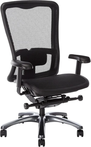 Office Star ProGrid High Back Manager's Chair Breathable Back & Seat with Adjustable Lumbar Support, Black Office Star ProGrid High Back Manager's Chair Breathable Back & Seat with Adjustable Lumbar Support, Black