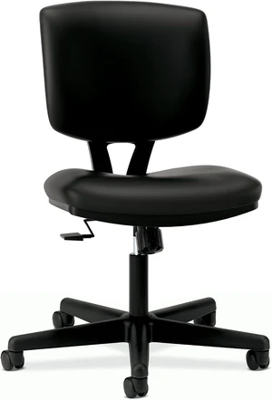 Volt Ergonomic Office Chair, Armless Office Desk Computer Chair, Black Volt Ergonomic Office Chair, Armless Office Desk Computer Chair, Black