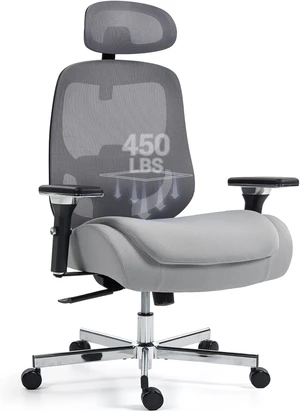 Ergonomic 450LBS Mesh Office Chair with 4D Armrests Ergonomic 450LBS Mesh Office Chair with 4D Armrests