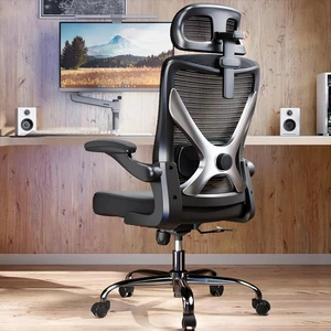 Black Ergonomic Office Chair Comfy Mesh Desk Chair with Headrest & Lumbar Black Ergonomic Office Chair Comfy Mesh Desk Chair with Headrest & Lumbar