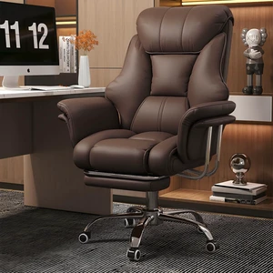 550 lbs Big & Tall Office Chair Extra Wide Leather Executive Chair with Retractable Footrest, Heavy-Duty Ergonomic Design, Adjustable Height 550 lbs Big & Tall Office Chair Extra Wide Leather Executive Chair with Retractable Footrest, Heavy-Duty Ergonomic Design, Adjustable Height
