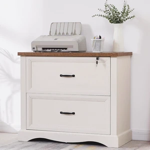 34.6" Farmhouse File Cabinet Wood Cabinet with Hanging File Folders, Top Drawer Lockable, Lateral for Letter/Legal/A4 Size (1) 34.6" Farmhouse File Cabinet Wood Cabinet with Hanging File Folders, Top Drawer Lockable, Lateral for Letter/Legal/A4 Size (1)