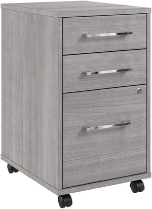Bush Business Furniture Studio C 3 Drawer Mobile File Cabinet in Natural Elm Assembled Rolling Document Storage for Home or Professional Office Bush Business Furniture Studio C 3 Drawer Mobile File Cabinet in Natural Elm Assembled Rolling Document Storage for Home or Professional Office