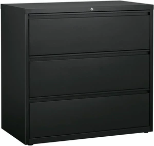 Charcoal 3-Drawer Lateral File, 42 by 18-5/8 by 40-1/4-Inch