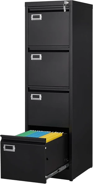 4 Drawer File Cabinet with Lock Vertical Small Steel Lockable Storage Cabinet for Hanging Letter/Legal/F4/A4 4 Drawer File Cabinet with Lock Vertical Small Steel Lockable Storage Cabinet for Hanging Letter/Legal/F4/A4