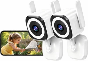 2K Indoor Outdoor Security Camera for Home Security & Baby Monitor, 2Pack 2K Indoor Outdoor Security Camera for Home Security & Baby Monitor, 2Pack