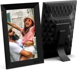 Smart WiFi Digital Picture Frame 8 inch, Shared Family Playlists, Mobile App & Email, Preload Content for a Gifted Frame, Black Smart WiFi Digital Picture Frame 8 inch, Shared Family Playlists, Mobile App & Email, Preload Content for a Gifted Frame, Black