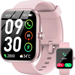 Smart Watch with Alexa Built-in 1.83" HD Touchscreen Fitness Tracker, Bluetooth Notifications/Calls, 24/7 Heart Rate & Sleep Monitor, IP68 Waterproof, 120+ Sport Modes (Pink) Smart Watch with Alexa Built-in 1.83" HD Touchscreen Fitness Tracker, Bluetooth Notifications/Calls, 24/7 Heart Rate & Sleep Monitor, IP68 Waterproof, 120+ Sport Modes (Pink)