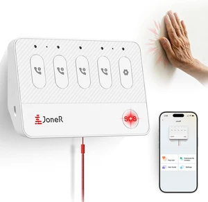WiFi Caregiver Call Button with Voice 2-Way Calls for Elderly at Home WiFi Caregiver Call Button with Voice 2-Way Calls for Elderly at Home