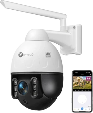 Vandal-Proof 4K PTZ WiFi Outdoor Dome Security Camera 5X Zoom Vandal-Proof 4K PTZ WiFi Outdoor Dome Security Camera 5X Zoom