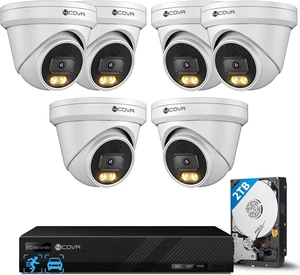 4COVR PoE Security Camera System with 2TB HDD, LY97KA5M0806-1 4COVR PoE Security Camera System with 2TB HDD, LY97KA5M0806-1