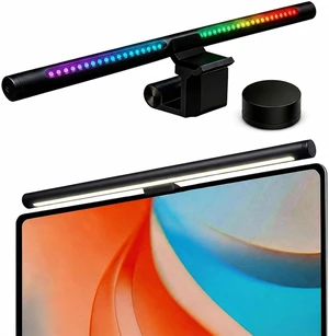 RGB Backlight Monitor Light Bar Ra98 Computer Lamp, 350LM Dimmable No-Glare Eye-Care LED Screen Bar, USB Desk Lamp, Works with Matter & Alexa RGB Backlight Monitor Light Bar Ra98 Computer Lamp, 350LM Dimmable No-Glare Eye-Care LED Screen Bar, USB Desk Lamp, Works with Matter & Alexa