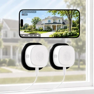 2.5K Window Security Cameras, 2.4G/5GHz WiFi Indoor Cameras, 2 Pcs 2.5K Window Security Cameras, 2.4G/5GHz WiFi Indoor Cameras, 2 Pcs