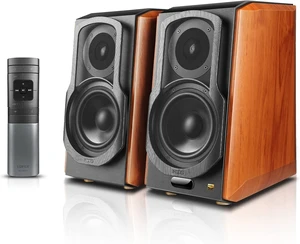 S1000W WiFi Audiophile Active Bookshelf 2.0 Speakers, 120W RMS Wireless HiFi Bluetooth Sound System, Optical/RCA x 2 Coaxial, AirPlay 2, Spotify Tidal Connect, Works with Alexa Pair S1000W WiFi Audiophile Active Bookshelf 2.0 Speakers, 120W RMS Wireless HiFi Bluetooth Sound System, Optical/RCA x 2 Coaxial, AirPlay 2, Spotify Tidal Connect, Works with Alexa Pair