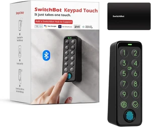 Smart Keypad Touch for Lock, Fingerprint Keyless Home Entry, IP65 Waterproof, Supports Virtual Passwords (Only Works for SwitchBot) Smart Keypad Touch for Lock, Fingerprint Keyless Home Entry, IP65 Waterproof, Supports Virtual Passwords (Only Works for SwitchBot)