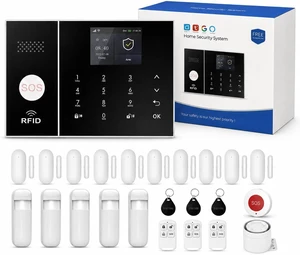 Wireless Home Alarm System, 4G/GSM/Wi-Fi, 24-Piece Security Kit Wireless Home Alarm System, 4G/GSM/Wi-Fi, 24-Piece Security Kit