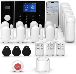 DIY WiFi Wireless Alarm System for Home Security, 21 PCS Kit DIY WiFi Wireless Alarm System for Home Security, 21 PCS Kit