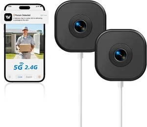 2K Window Camera, 5GHz & 2.4GHz WiFi Security Camera with 120° Wide View, Full Color Night Vision, AI Person/Vehicle/Pet Detection, 911 Emergency, US Based Cloud, 24/7 Recording, Pro 2K Window Camera, 5GHz & 2.4GHz WiFi Security Camera with 120° Wide View, Full Color Night Vision, AI Person/Vehicle/Pet Detection, 911 Emergency, US Based Cloud, 24/7 Recording, Pro