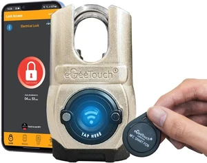 5th GEN Outdoor Smart Padlock (Single, Anti-Cut Design), Keyless Bluetooth & NFC Lock, Heavy-Duty Weatherproof Security for Gates, Sheds & Bikes, Smart App Control 5th GEN Outdoor Smart Padlock (Single, Anti-Cut Design), Keyless Bluetooth & NFC Lock, Heavy-Duty Weatherproof Security for Gates, Sheds & Bikes, Smart App Control