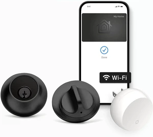Lock+ WiFi Deadbolt Smart Lock, World's Smallest Smart Lock Plus Home Key, Lock/Unlock Anywhere, iOS & Android App, Works with Alexa & Google (Matte Black) Lock+ WiFi Deadbolt Smart Lock, World's Smallest Smart Lock Plus Home Key, Lock/Unlock Anywhere, iOS & Android App, Works with Alexa & Google (Matte Black)