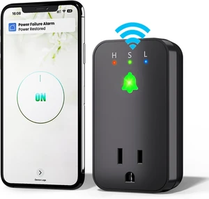 WiFi Smart Power Outage Alarm with Free App Notifications WiFi Smart Power Outage Alarm with Free App Notifications