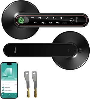 4-in-1 Smart Fingerprint Door Lock Knob, V2.0 4-in-1 Smart Fingerprint Door Lock Knob, V2.0