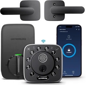 Bolt Fingerprint WiFi Smart Lock with Handle, App Remote Access Bolt Fingerprint WiFi Smart Lock with Handle, App Remote Access