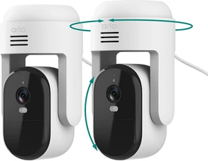Essential Outdoor Pan Tilt Zoom Security Camera, 2K Wired 2-Cam Essential Outdoor Pan Tilt Zoom Security Camera, 2K Wired 2-Cam