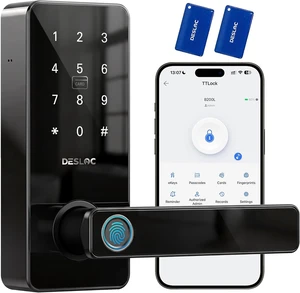 Smart Handle Lock with Keypad, Fingerprint Knob for Front Door Smart Handle Lock with Keypad, Fingerprint Knob for Front Door