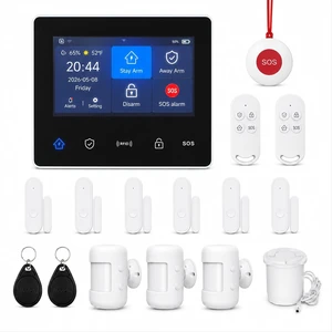 GEN 2 Wireless Home Security System, 16-Piece DIY Alarm Kit with WiFi & 4G Touchscreen Hub, Door Sensors, Motion Detectors, App Alerts, 120dB Wired Siren, No Monthly Fee GEN 2 Wireless Home Security System, 16-Piece DIY Alarm Kit with WiFi & 4G Touchscreen Hub, Door Sensors, Motion Detectors, App Alerts, 120dB Wired Siren, No Monthly Fee