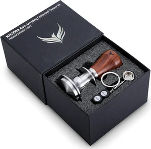 54mm Spring Loaded Espresso Tamper for Breville Machines, Rosewood 54mm Spring Loaded Espresso Tamper for Breville Machines, Rosewood