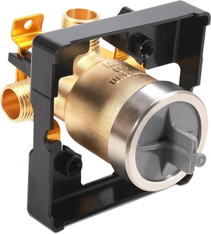 R10000-UNBXHF MultiChoice 1/2-Inch High Flow Shower Rough-In Valve Body R10000-UNBXHF MultiChoice 1/2-Inch High Flow Shower Rough-In Valve Body
