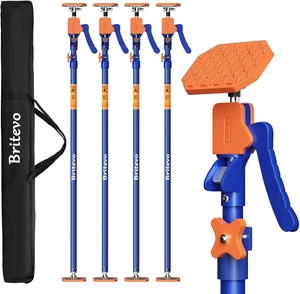 54-115 Inch Adjustable Cabinet Jack Support Pole, 4-Pack 54-115 Inch Adjustable Cabinet Jack Support Pole, 4-Pack