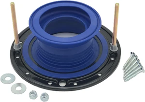 One N Done Toilet Flange Repair Kit Wax Ring Replacement with Flange Extender for Low or Broken Flanges, No Wax Ring Required (1) One N Done Toilet Flange Repair Kit Wax Ring Replacement with Flange Extender for Low or Broken Flanges, No Wax Ring Required (1)